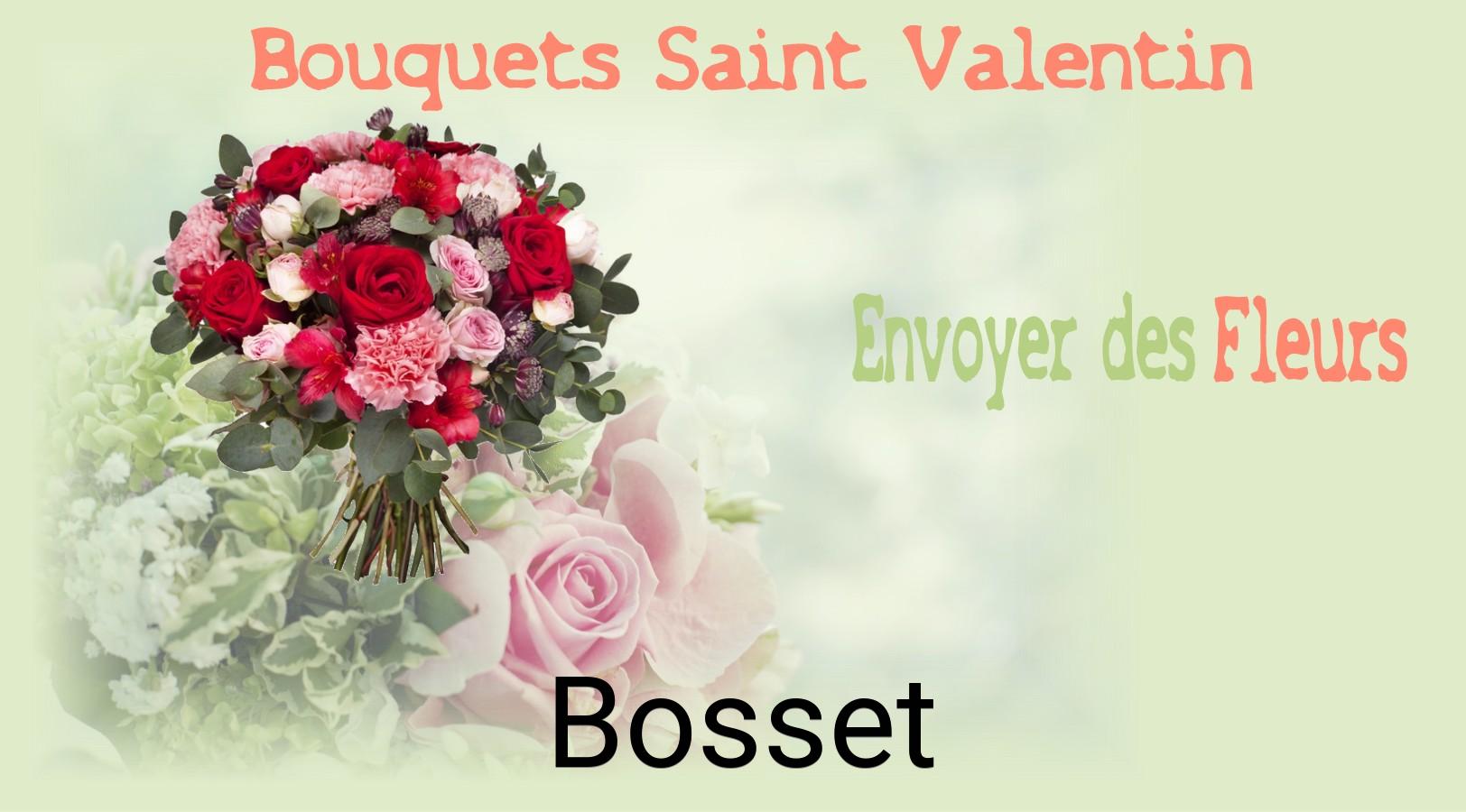 Roses de Saint-Valentin livrées à Bosset